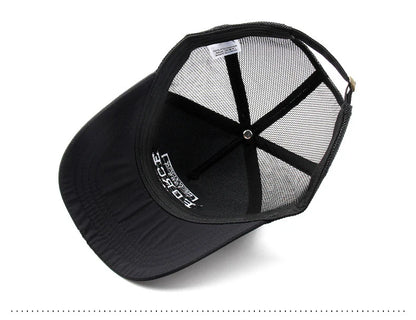 Summer Men Mesh Baseball Cap Outdoor Sport Letter Snapback Hat for Women Unisex Breathable Caps Hip Hop Trucker Hats Summer Men