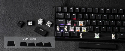 Teclado mecánico con cable AULA WIN60 HE/WIN60 HE MAX 60% con estructura tray-mount hot-swap e interruptores magnéticos Hall Effect