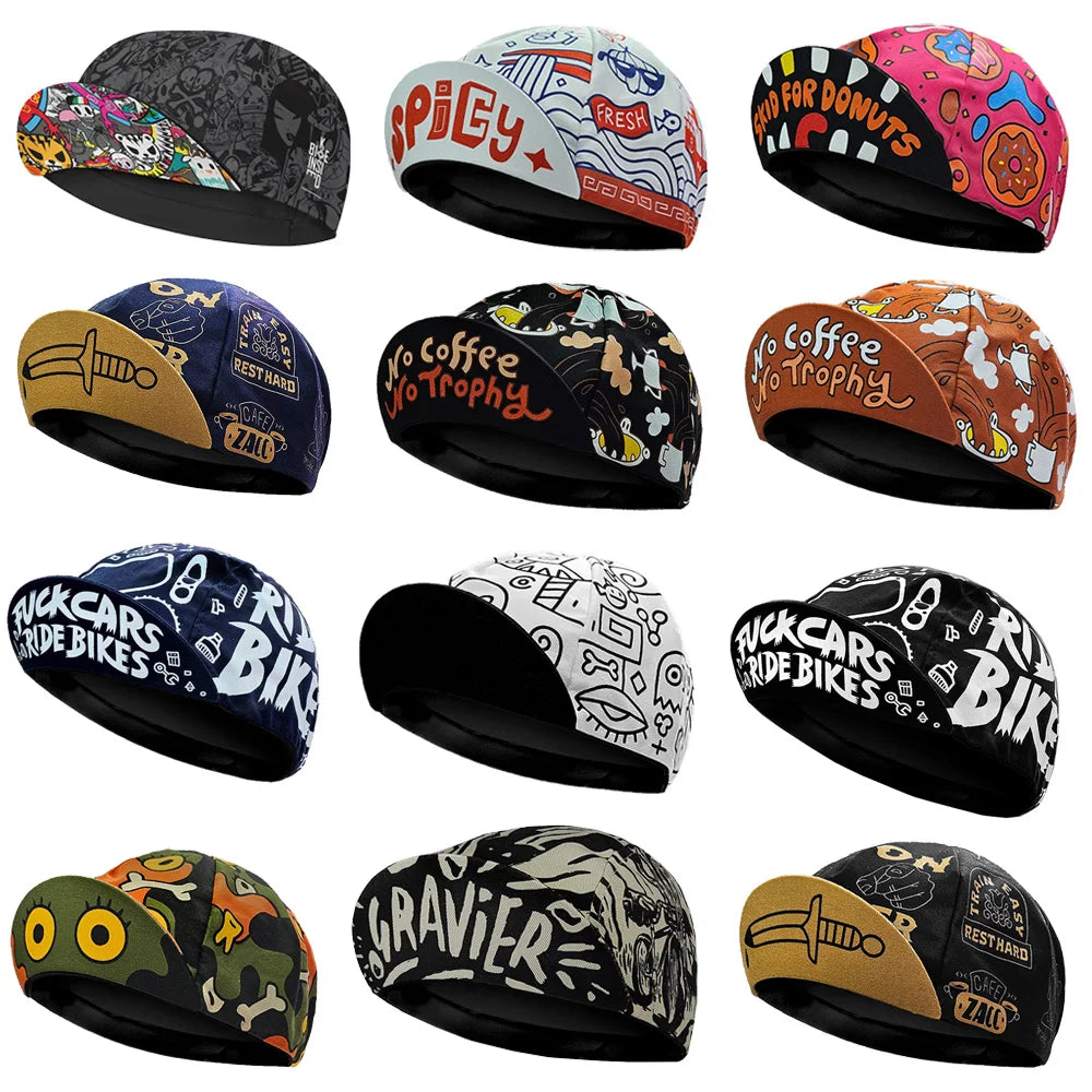 Cycling Cap Breathable Helmet Liner Cap Summer Sun Protection Outdoor Sports Hat Unisex