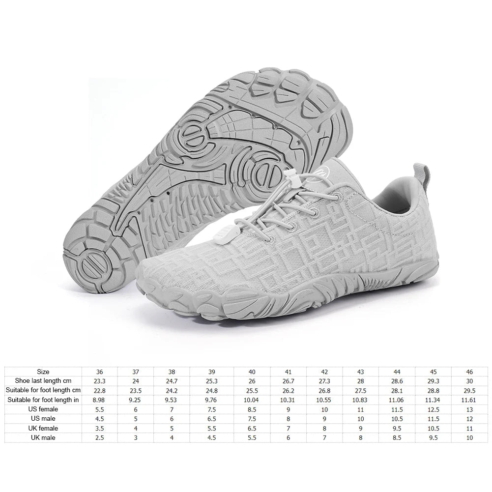 Scarpe acquatiche unisex ad asciugatura rapida, leggere, barefoot, scarpe da spiaggia casual per guado e sport acquatici