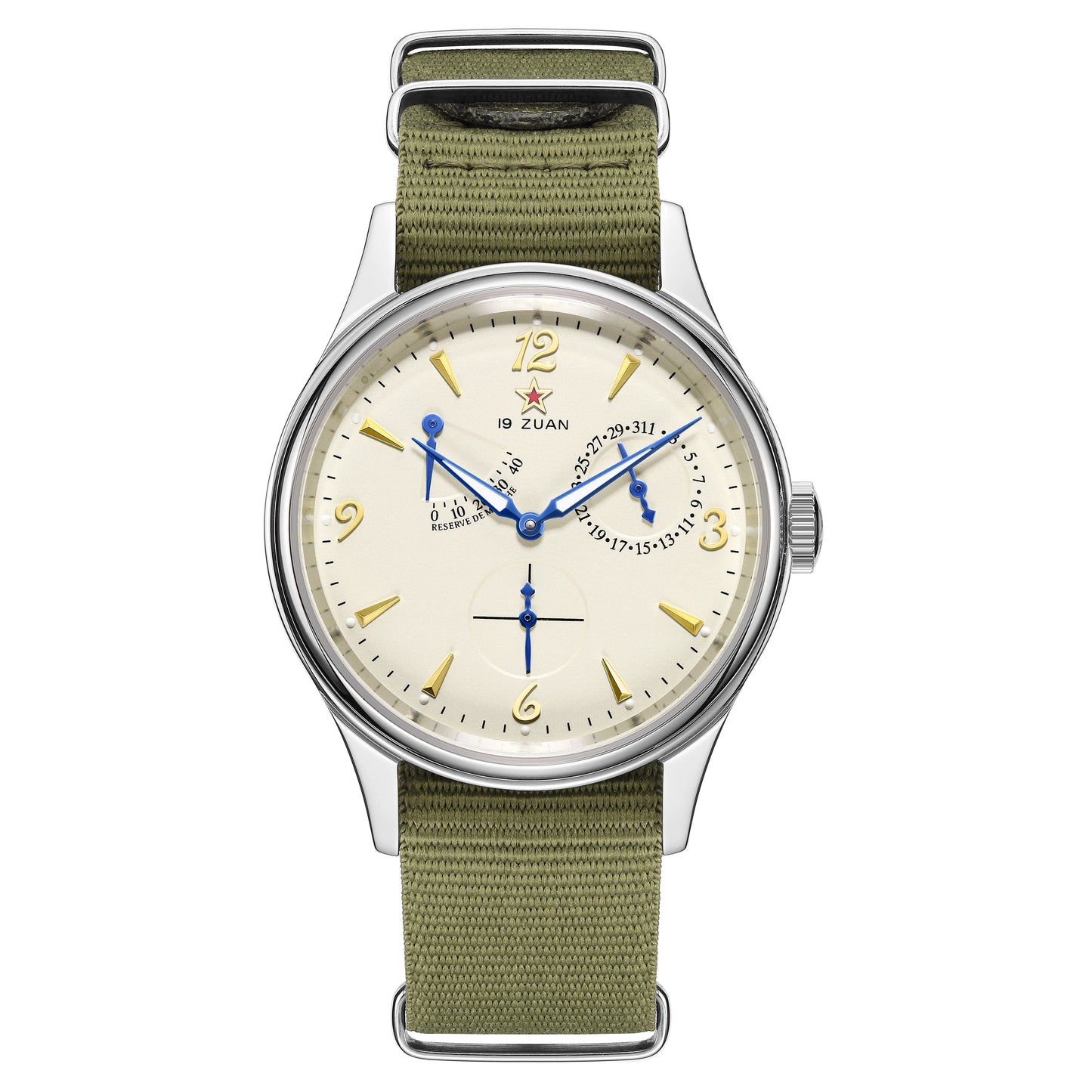 1963 Pilot Watch of Men 40mm Automatic Mechanial Wristwatches Original ST1780 Movement Sapphire Crystal Waterpoorf Retro Clock