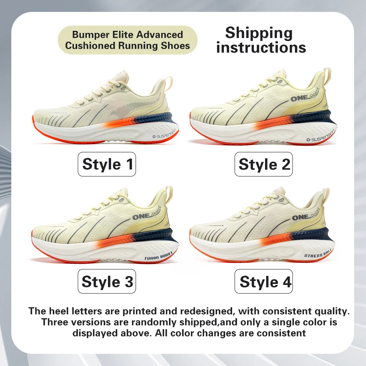 ONEMIX New Cushioning Running Shoes For Men Suitable for Heavy Runners Lace-Up Sports Women Non-slip Outdoor Athletic Male Sneakers