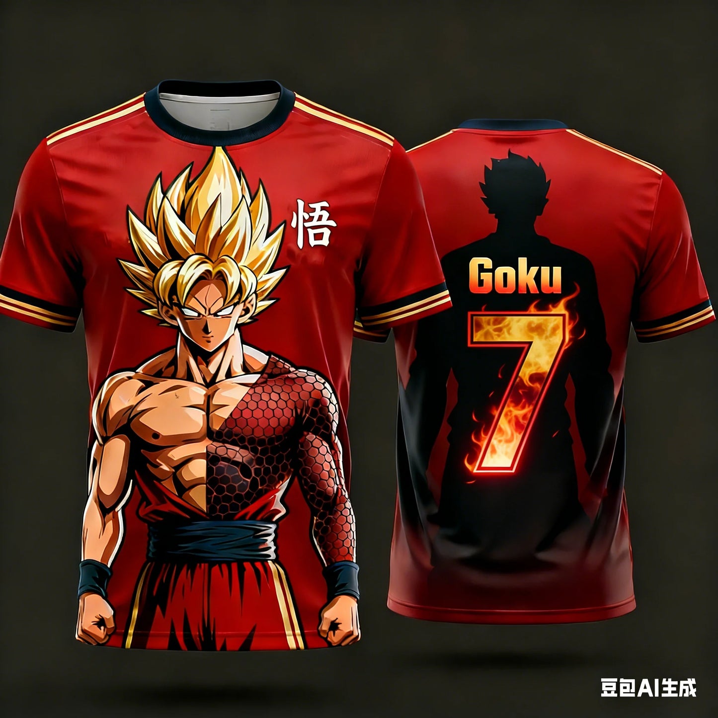 Camiseta casual Dragon Ball de verano 2026 para hombre, estampado 3D, manga corta, moda holgada, camiseta deportiva transpirable para mujer y niños