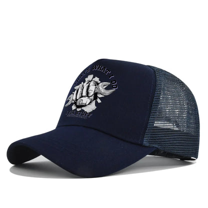 New Fashion Spring Summer Printed Mesh Breathable Baseball Cap Gorras Personality LOGO for Men WomenCouples Visor Hat Casquette