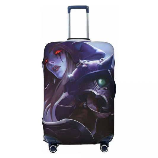 Ελαστικό κάλυμμα βαλίτσας World Of Warcraft Sylvanas Windrunner, επαγγελματική προστασία αποσκευών για ταξίδια και διακοπές