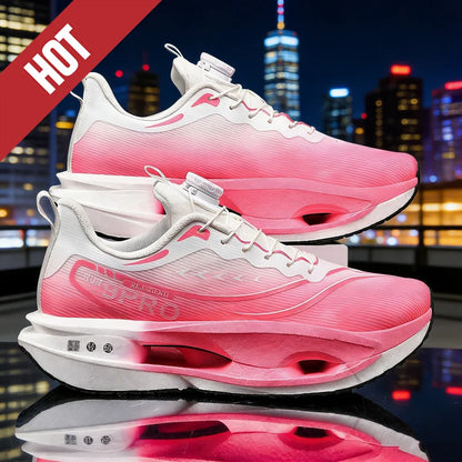 Running Shoes Carbon Board Speciality Marathon Men Sports Breathable Lightweight Women's Comfortable Athletic Nonskid Sneakers