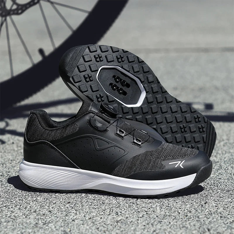 Cycling Sneaker MTB Men Sports Dirt Bike Shoes SPD Pedal Mountain Bicycle Footwear Speed Racing Man Flat Off Road Cycling Shoes