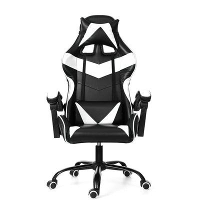 Chaise de bureau en cuir Joylive, chaise de jeu WCG, chaise ergonomique pour ordinateur, pivotante, inclinable, pour salle de jeu