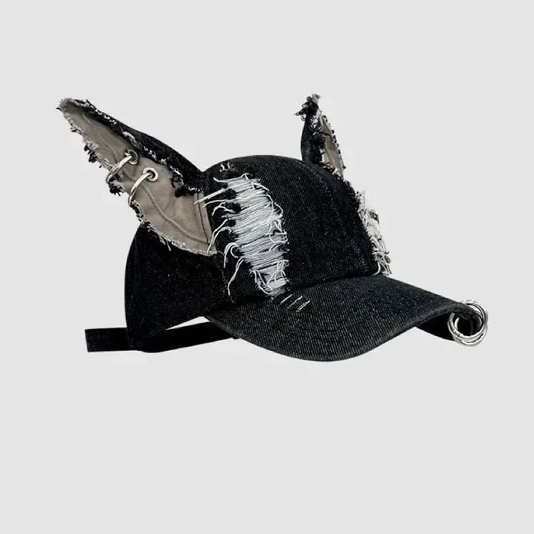 2025  Hip Hop Baseball Cap - Trendy Graffiti Jeans Style Cowboy Hat for Women/Men, Party & Team Unisex Fashion Accessory