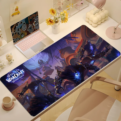 World of Warcraft Midnight Mouse Pad Non-slip Thickened MousePad Large Writing Lockedge Office Student Gaming Cushion