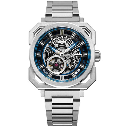Yelang V1216 miesten kello, luksusbrändin kello, 42mm avoin kellotaulu, Japan MIYOTA 8N40 -automaattikoneisto, 100M vedenpitävä kello, hohtavat osoittimet