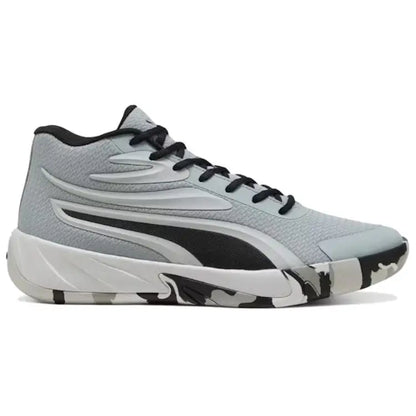 Puma Court Pro, chaussures de ville confortables, polyvalentes et durables, mi-hautes, style décontracté, baskets, gris, 311394-01