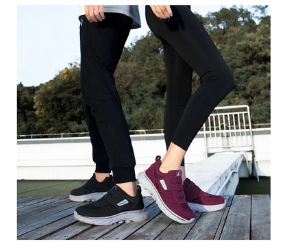 Chaussures de marche unisexes confortables, légères, respirantes, antidérapantes, à bout large, baskets décontractées, chaussures de marche toutes saisons