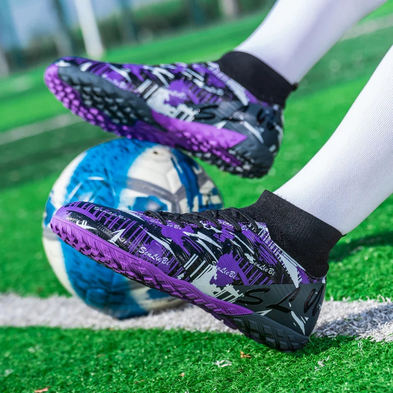 Tamanho 34-46 - Chuteiras de futebol para homem FG/TF, futsal, profissionais, unissexo, infantis, de treino, para exterior, para rapazes, ténis de futebol