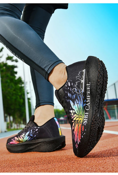 Scarpe da running 2026 con nuovo motivo Eagle, piastra in carbonio, scarpe sportive da maratona ultraleggere, traspiranti e ammortizzate per allenamento di corsa