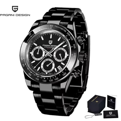 Nuovo originale PAGANI DESIGN PD-1664 orologio da uomo di lusso, movimento al quarzo giapponese VK63, zaffiro, impermeabile, cronografo, oro