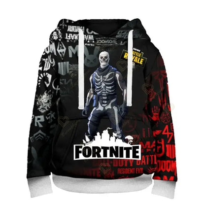 Felpe con cappuccio Fortnite Peely Print New Design, per uomo, donna e bambino, a maniche lunghe, stile casual streetwear