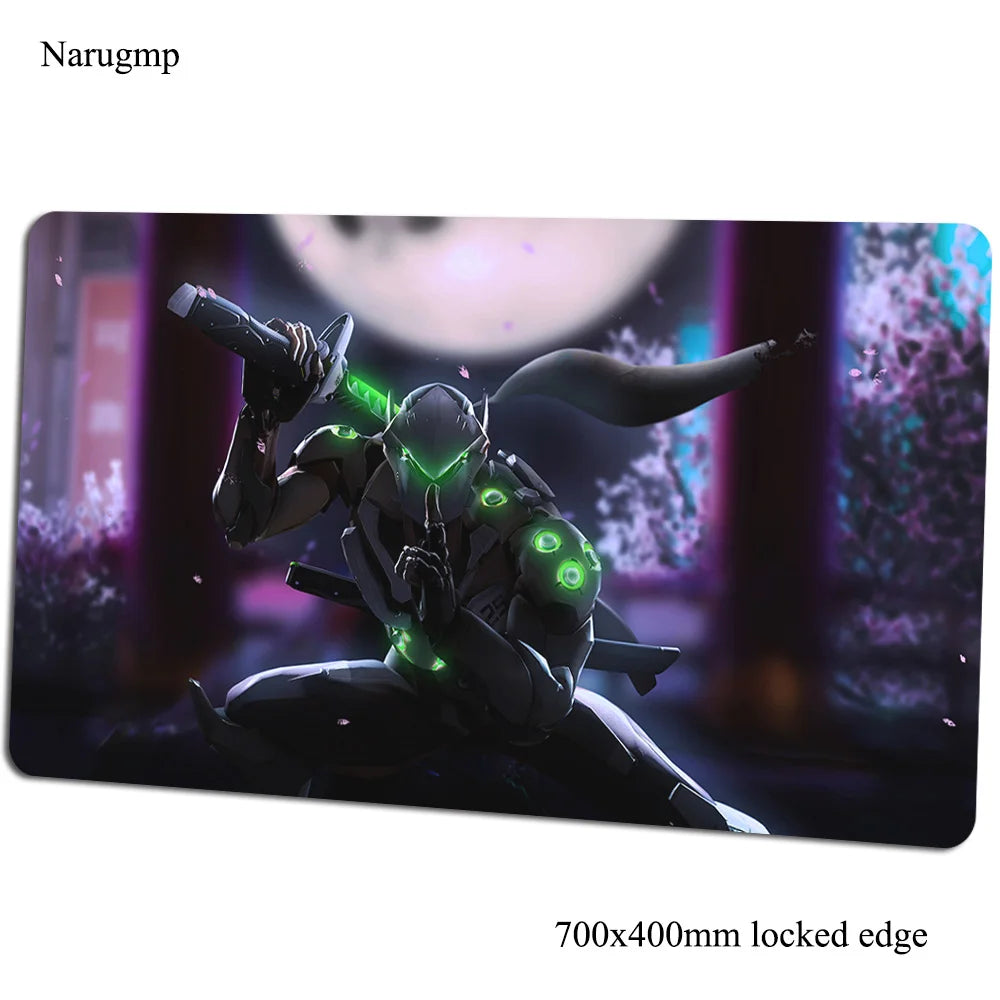 Alfombrilla de ratón Overwatch 700x400x3mm gaming anime con personalidad, esterilla de escritorio para oficina y notebook, regalo para niño, padmouse para juegos PC gamer