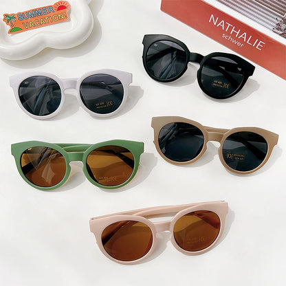 Lunettes de soleil classiques pour enfants, protection solaire, pour garçons et filles, plusieurs couleurs, protègent les yeux, lunettes de soleil UV400 pour bébés et enfants