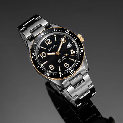 SEESTERN Diver Men Watch Automatic Mechanical Wristwatches NH35 Movement Ceramic Bezel 20Bar Waterproof Sapphire Luminou S434-2
