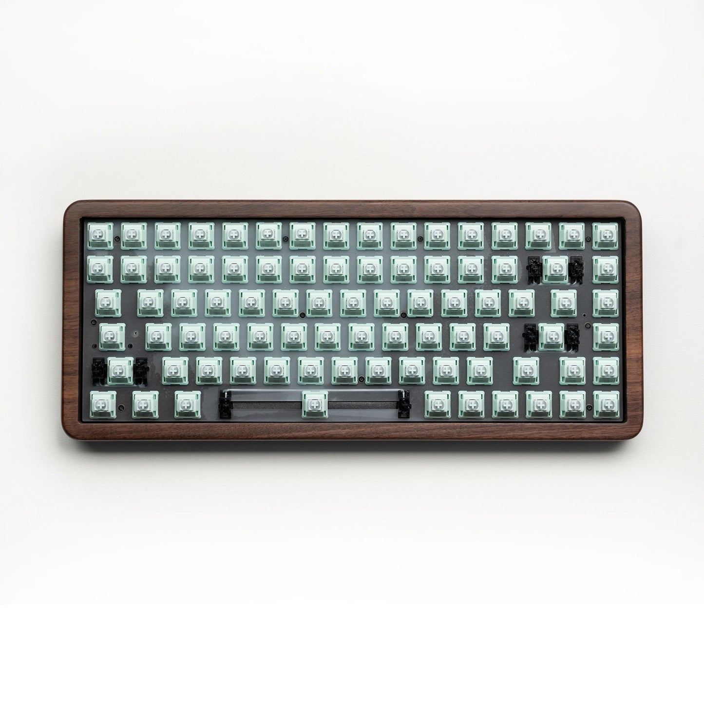 Womier WD75 QMK/VIA Tastiera gaming in legno, wireless tri-mode, meccanica personalizzabile RGB hot swappable, 8000mAh