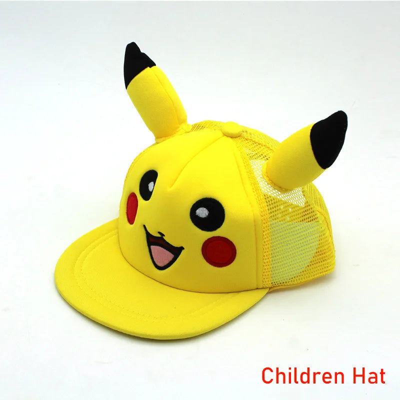 Καπέλο Anime Pokemon Καπέλο μπέιζμπολ Ρυθμιζόμενο Pikachu Cosplay Hip Hop Κινουμένων Σχεδίων Καπέλα για Ενήλικες Αγόρια Κορίτσια Παιδιά Δώρα Γενεθλίων