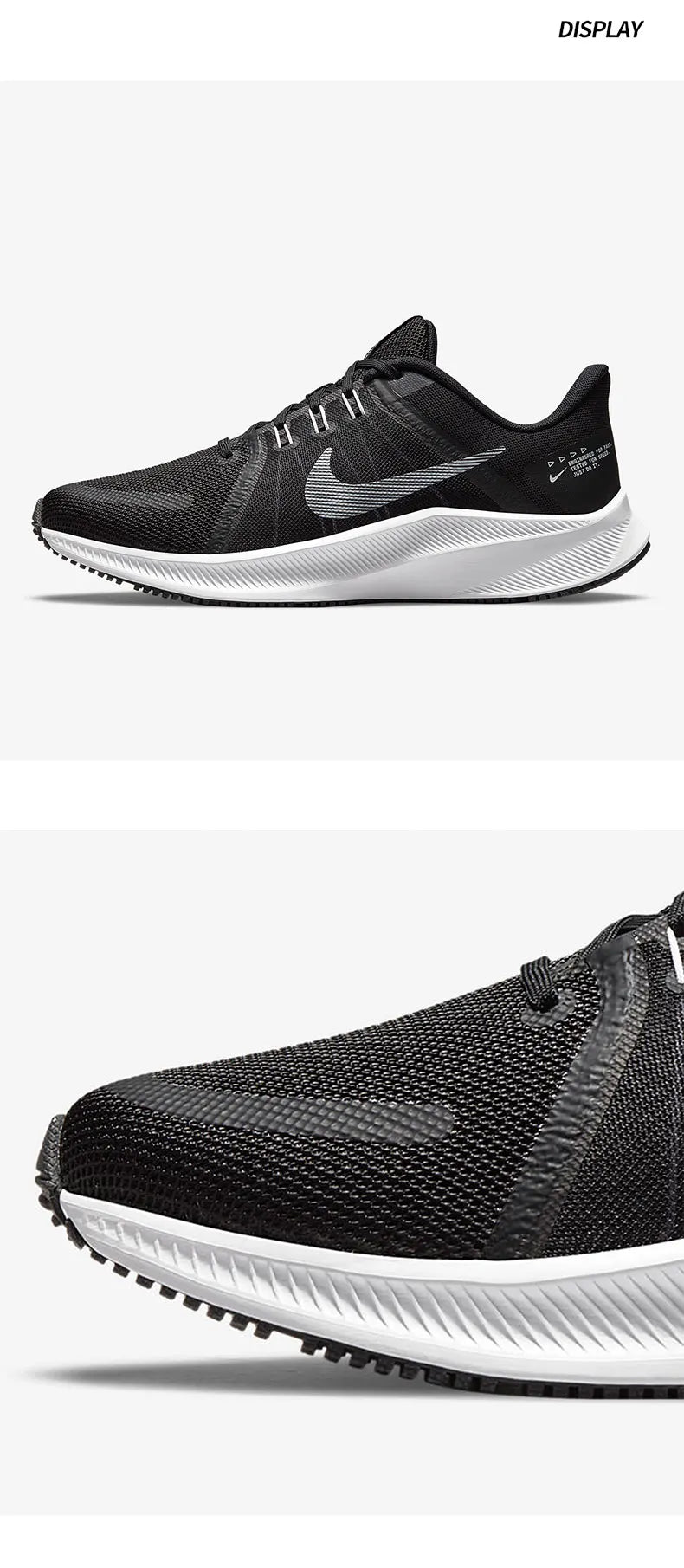 Zapatillas de running bajas Nike Quest 4 oficiales y auténticas para hombre y mujer, cómodas, DA1106-006