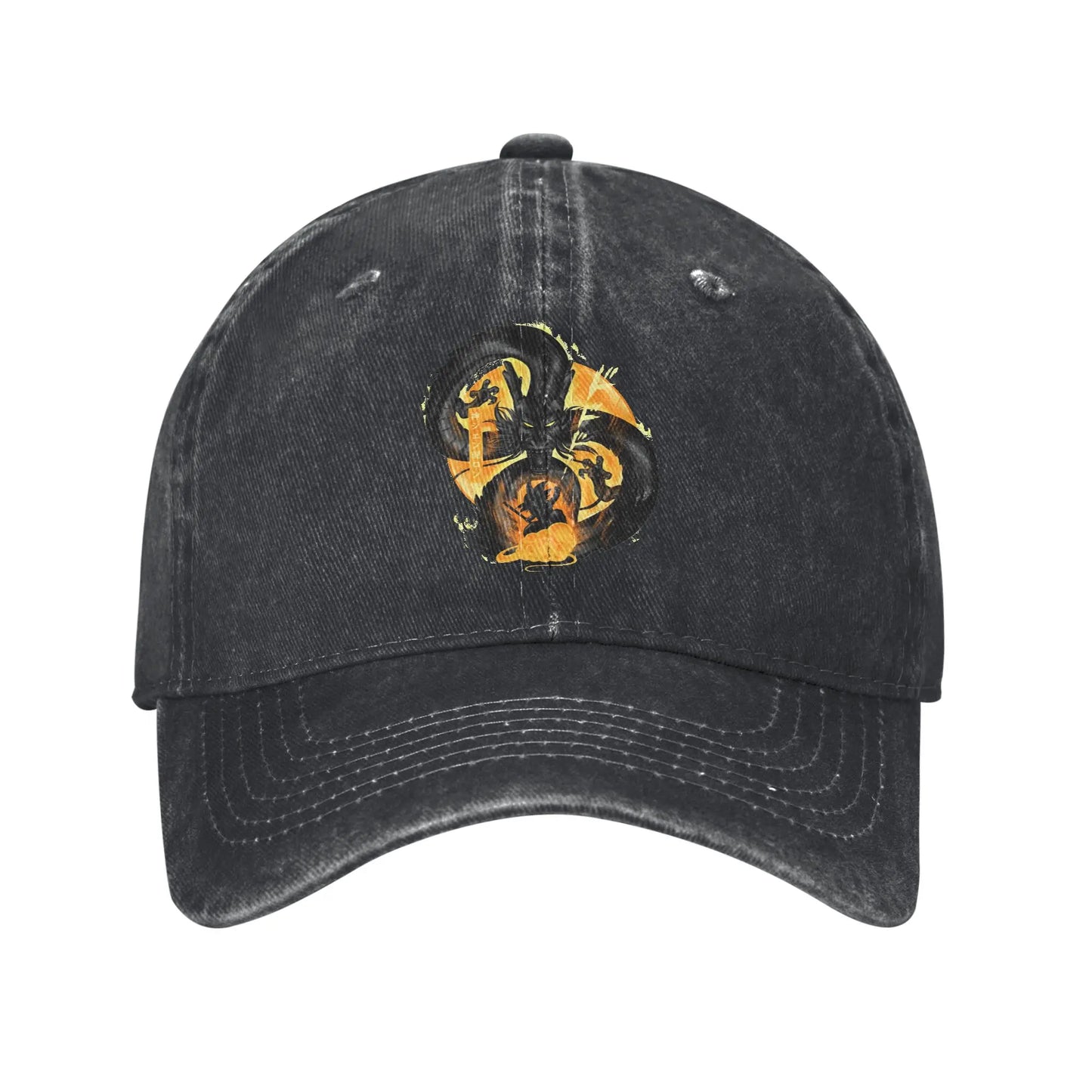 Vintage Dragon Ball Z Attack of Shenron Baseball Caps Men Women Distressed Denim Washed Cap Outdoor Running Golf Gift Hats Cap