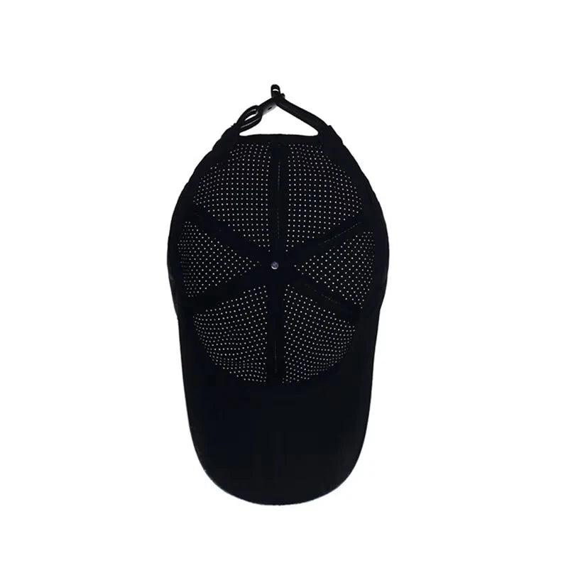 Casquette pour homme printemps-été, couleur unie, en maille ; casquette de baseball pour femme, automne, édition coréenne ; casquette anti-UV, en maille respirante, à visière