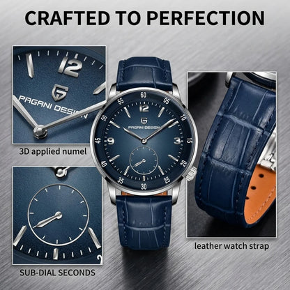 V2 PAGANI DESIGN PD-1790 New 42MM Men's Fashion Leisure Mechanical Watch 10Bar Waterproof Sapphire Glass Men's Automatic Watch