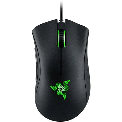 Ratón gaming con cable Razer DeathAdder Essential / Ratón con cable 6400DPI con 5 botones independientes para portátil y PC gamer
