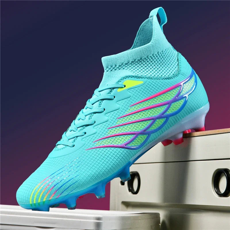 2026 New Superfly FG Football Boots Outdoor Soccer Cleat Black Shoes Soft Sport Professional Shoes Breathable Comfortable Boots