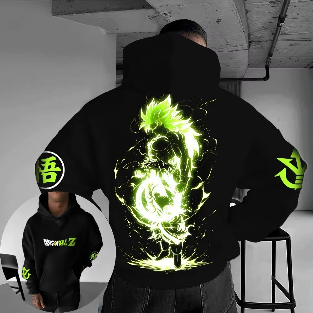 Sudadera pulóver Dragon Broli Genuine Joint para hombre, nueva colección otoño-invierno 2025, corte holgado casual, para gimnasio y deporte, estilo hip hop americano