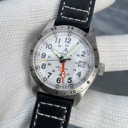 Relógio de pulso mecânico STEELFLIER Official SF792 GMT, movimento NH34, luminescência Super BGW9 C3, resistente à água até 200M, relógio de mergulho de luxo para homem