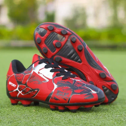 Nouvelles chaussures de football pour hommes et enfants, crampons professionnels pour adultes, chaussures de football ultralégères antidérapantes pour l'herbe, chaussures d'entraînement pour garçons, livraison directe