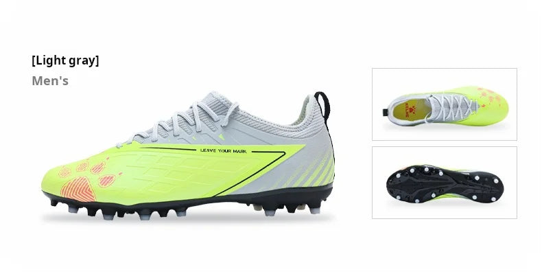 Kelme Football Shoes Men's Glimpse MG Adult Game Short Stud Football Shoes Professional Training Artificial Grass Sports Shoes