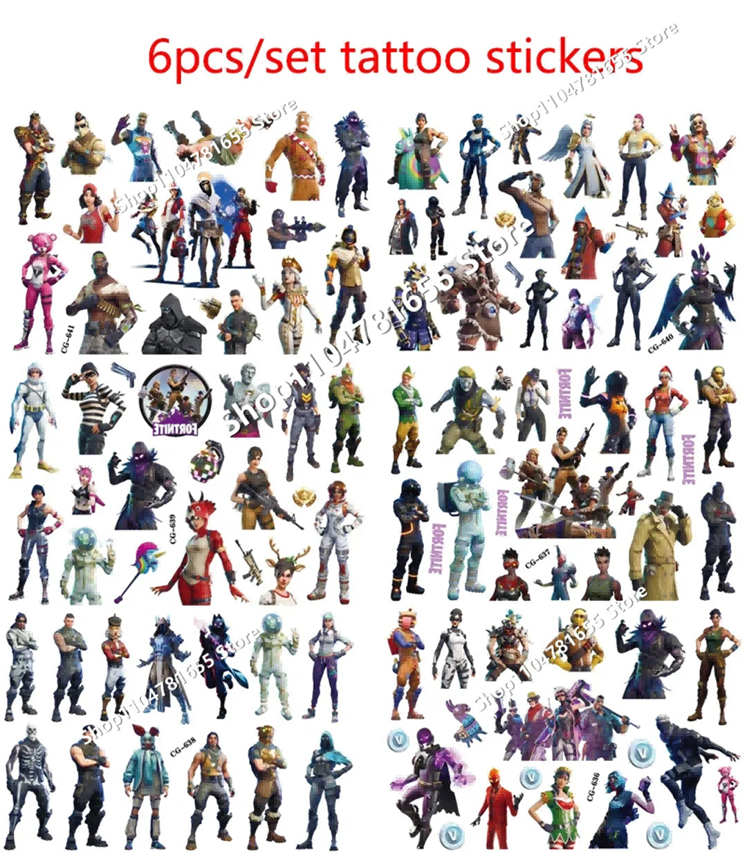 Fortnite Anime Games Figure Model PVC Dolls 8pcs/set Figure Toys Trooper Figurine Anime Collection Kids Fans Birthday Xmas Gifts