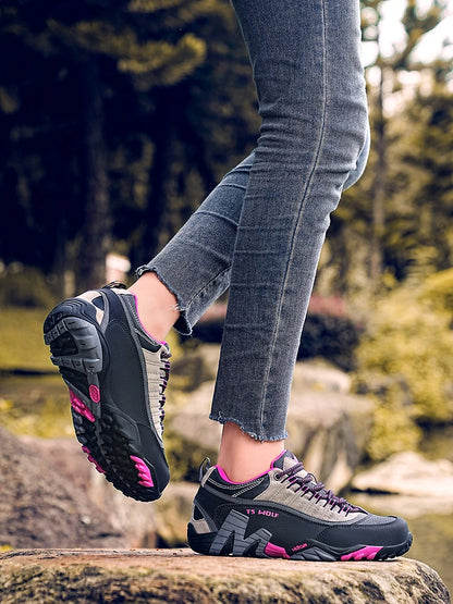Zapatillas de trekking para hombre Outdoor Lover, impermeables, botas de montaña de cuero genuino, calzado táctico para caza en bosque