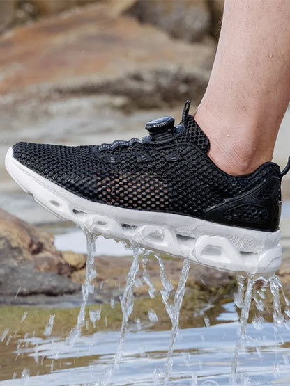 2026 Men Women Quick-Dry Wading Shoes Water Breathable AquaIn Upstream Antiskid Outdoor Sports Wearproof Beach Sneakers 39-46