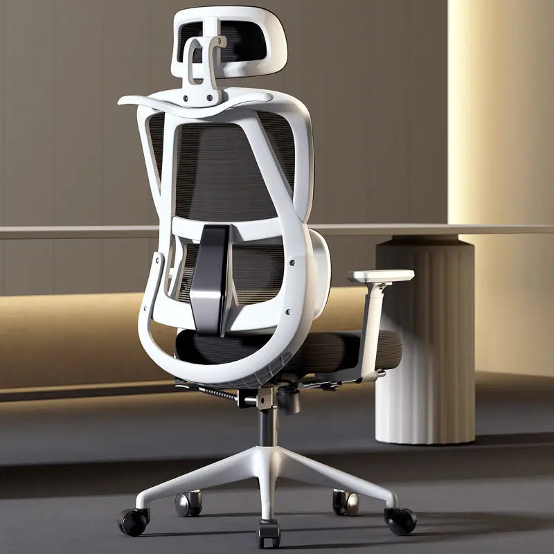 Chaise de bureau ergonomique confortable pour la maison, chaise de travail assise longue durée, chaise de bureau pour l'étude et l'e-sport