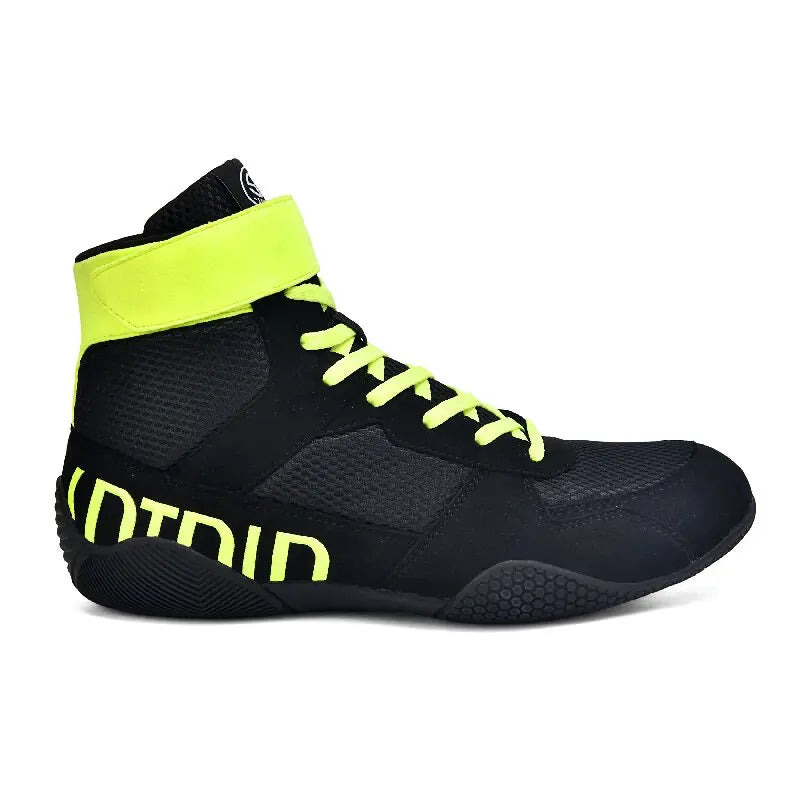 Nuove scarpe da wrestling da uomo, taglia grande, in mesh traspirante, scarpe da boxe antiscivolo, resistenti all’usura, sneaker casual alla moda per sport ad alta intensità