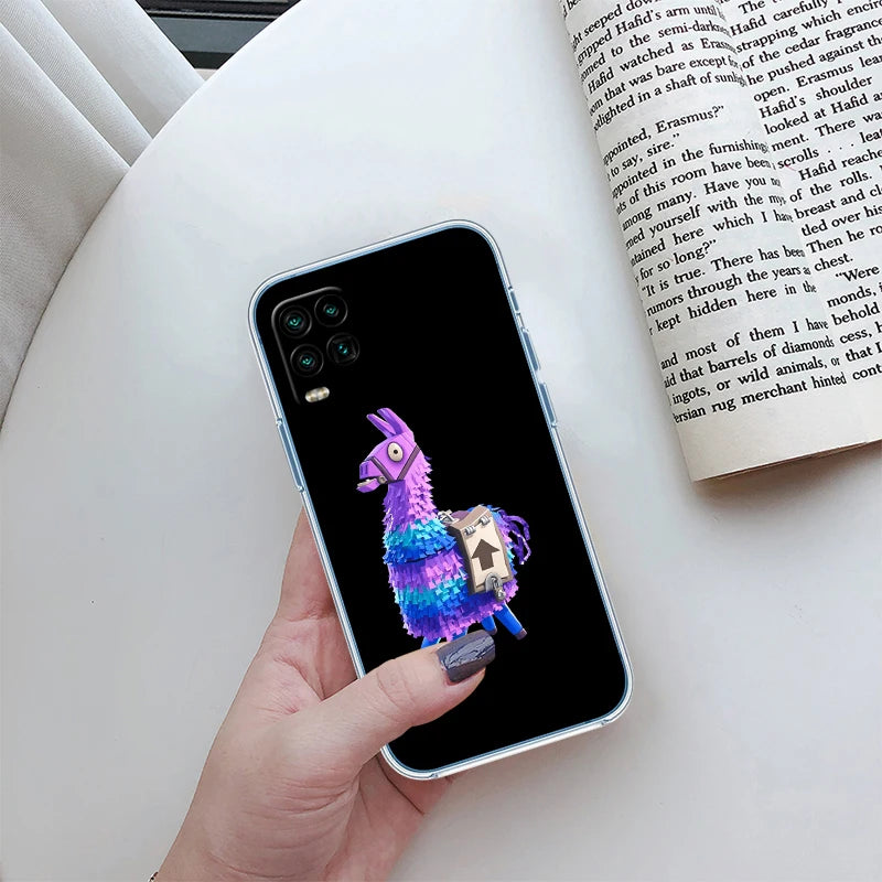 F-Fortnites-Poster transparente Handyhülle für Samsung Galaxy A04 A04S A14 A23 A34 A54 M23 M33 M52 M53