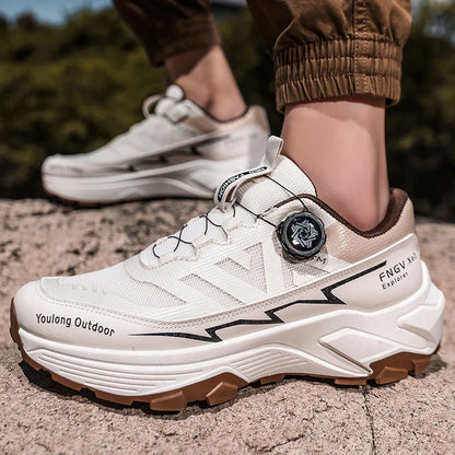 Sneakers da uomo casual outdoor antiscivolo e ammortizzanti, versatili scarpe da hiking off-road con suola morbida e confortevole per running
