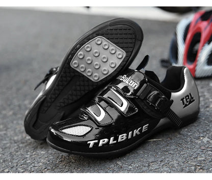 New Men's and Women's Bicycle Shoes,Outdoor Cycling Shoes,Three Functional Soles,Professional Training Shoes
