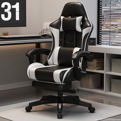 Silla gaming para cibercafé y esports Sponge, silla de ordenador para cibercafé, silla de oficina reclinable para el hogar, cómoda y giratoria