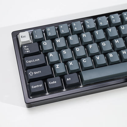 KBDiy 174 teclas/set teclas PBT GMK Apollo Double Shot minimalistas perfil ISO Cherry para teclado mecánico gaming, compatibles con MX