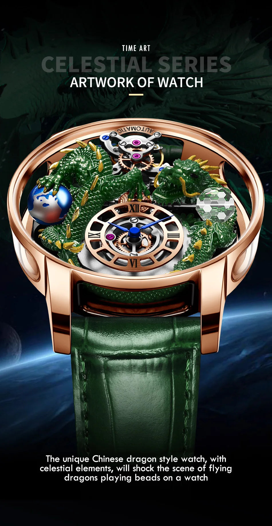 Orologio da uomo PINDU Design 2025 nuovo, Diamond Tourbillon, brand di lusso Astronomia, al quarzo, vetro zaffiro, impermeabile