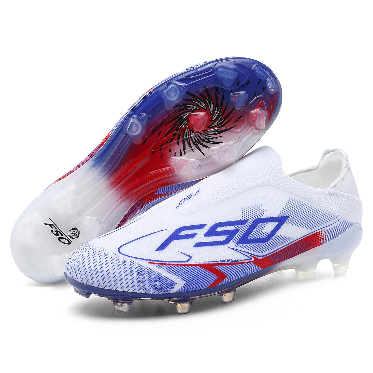 Nouvelles chaussures de football pour hommes, de haute qualité, antidérapantes, légères, très vendues, crampons d'entraînement pour terrain en herbe, mi-hautes, pour les matchs en extérieur, chaussures de sport.