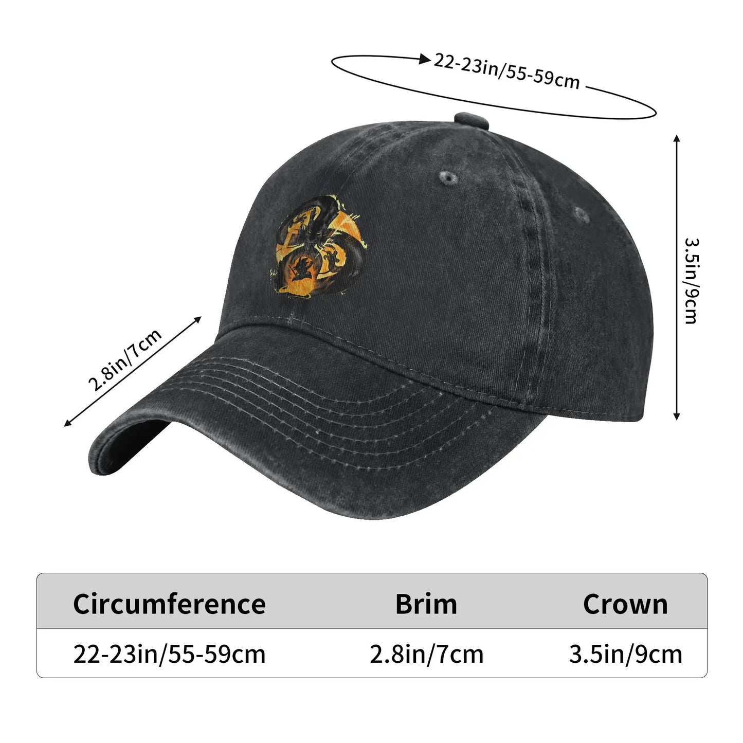 Vintage Dragon Ball Z Attack of Shenron Baseball Caps Men Women Distressed Denim Washed Cap Outdoor Running Golf Gift Hats Cap