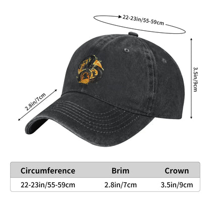 Vintage Dragon Ball Z Attack of Shenron Baseball Caps Men Women Distressed Denim Washed Cap Outdoor Running Golf Gift Hats Cap